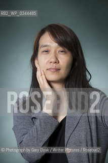 Han Kang, the South Korean writer, at the Edinburgh International Book Festival 2015. Edinburgh, Scotland. 16th August 2015 ..©Photograph by Gary Doak/Writer Pictures/Rosebud2