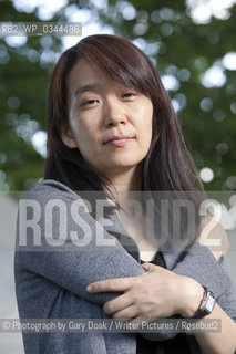 Han Kang, the South Korean writer, at the Edinburgh International Book Festival 2015. Edinburgh, Scotland. 16th August 2015 ..©Photograph by Gary Doak/Writer Pictures/Rosebud2