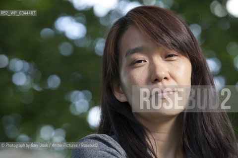 Han Kang, the South Korean writer, at the Edinburgh International Book Festival 2015. Edinburgh, Scotland. 16th August 2015 ..©Photograph by Gary Doak/Writer Pictures/Rosebud2