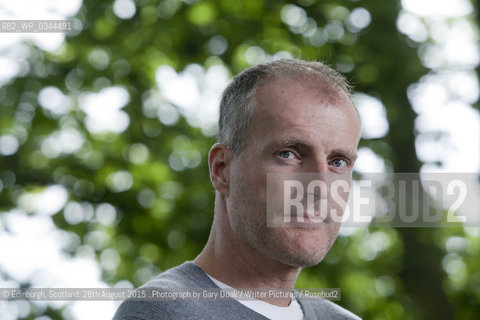 Robert Seethaler, the Austrian writer, at the Edinburgh International Book Festival 2015..©Edinburgh, Scotland. 28th August 2015 ..Photograph by Gary Doak/Writer Pictures/Rosebud2