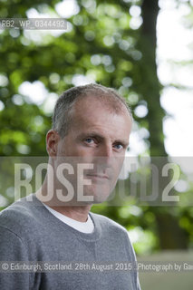 Robert Seethaler, the Austrian writer, at the Edinburgh International Book Festival 2015..©Edinburgh, Scotland. 28th August 2015 ..Photograph by Gary Doak/Writer Pictures/Rosebud2