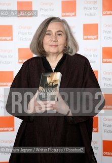 Marilynne Robinson, the winner of the Orange Prize 2009..Copyright©Graham Jepson/Writer Pictures/Rosebud2