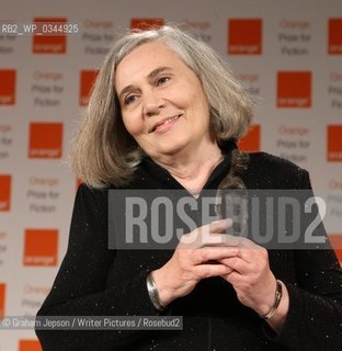 Marilynne Robinson, the winner of the Orange Prize 2009..Copyright©Graham Jepson/Writer Pictures/Rosebud2