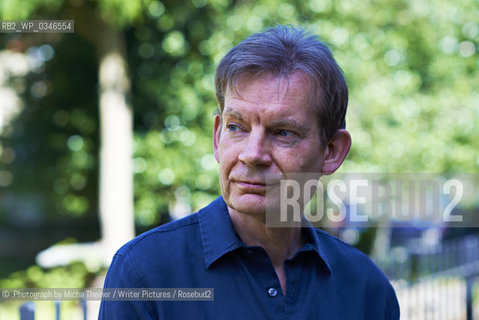 Graham Swift, British author, on June 26, 2012 in London, United Kingdom..©.Photograph by Micha Theiner/Writer Pictures/Rosebud2