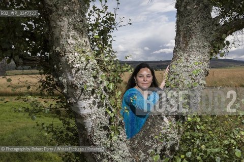 Diana Gabaldon, writer of the best-selling Outlander books, in Culloden.22th August 2014..©Photograph by Robert Perry/Writer Pictures/Rosebud2