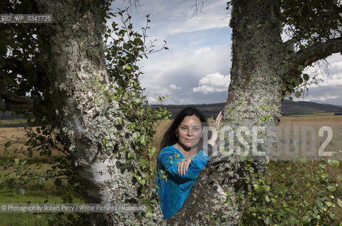 Diana Gabaldon, writer of the best-selling Outlander books, in Culloden.22th August 2014..©Photograph by Robert Perry/Writer Pictures/Rosebud2