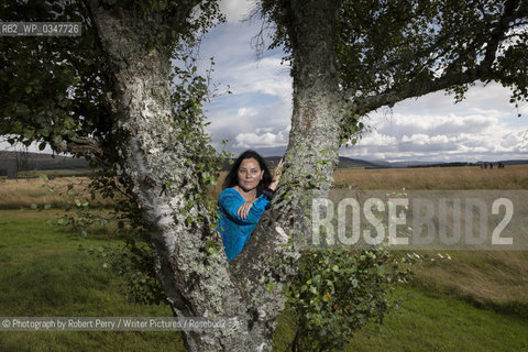 Diana Gabaldon, writer of the best-selling Outlander books, in Culloden.22th August 2014..©Photograph by Robert Perry/Writer Pictures/Rosebud2