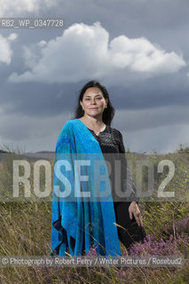 Diana Gabaldon, writer of the best-selling Outlander books, in Culloden.22th August 2014..©Photograph by Robert Perry/Writer Pictures/Rosebud2