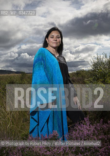 Diana Gabaldon, writer of the best-selling Outlander books, in Culloden.22th August 2014..©Photograph by Robert Perry/Writer Pictures/Rosebud2