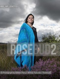 Diana Gabaldon, writer of the best-selling Outlander books, in Culloden.22th August 2014..©Photograph by Robert Perry/Writer Pictures/Rosebud2