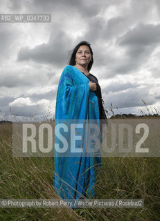 Diana Gabaldon, writer of the best-selling Outlander books, in Culloden.22th August 2014..©Photograph by Robert Perry/Writer Pictures/Rosebud2