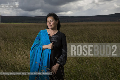 Diana Gabaldon, writer of the best-selling Outlander books, in Culloden.22th August 2014..©Photograph by Robert Perry/Writer Pictures/Rosebud2