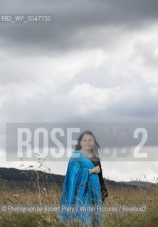 Diana Gabaldon, writer of the best-selling Outlander books, in Culloden.22th August 2014..©Photograph by Robert Perry/Writer Pictures/Rosebud2