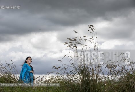 Diana Gabaldon, writer of the best-selling Outlander books, in Culloden.22th August 2014..©Photograph by Robert Perry/Writer Pictures/Rosebud2