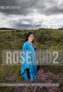 Diana Gabaldon, writer of the best-selling Outlander books, in Culloden.22th August 2014..©Photograph by Robert Perry/Writer Pictures/Rosebud2