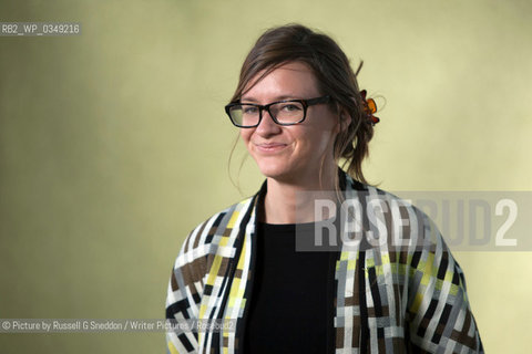 Naomi Wood at Edinburgh International Book Festival 2014.9th August 2014..©Picture by Russell G Sneddon/Writer Pictures/Rosebud2