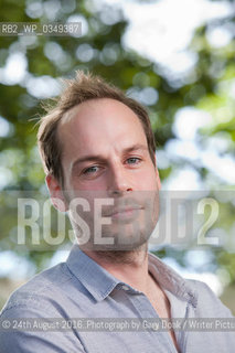 Harry Parker, the British writer and artist, at the Edinburgh International Book Festival. Edinburgh, Scotland..©24th August 2016..Photograph by Gary Doak/Writer Pictures/Rosebud2