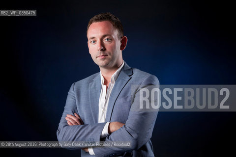 Ragnar Jonasson, the Icelandic crime writer, at the Edinburgh International Book Festival. Edinburgh, Scotland..©28th August 2016..Photograph by Gary Doak/Writer Pictures/Rosebud2