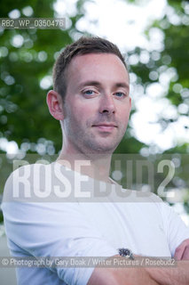 Ragnar Jonasson, the Icelandic crime writer, at the Edinburgh International Book Festival 2015. Edinburgh, Scotland. 20th August 2015 ..©Photograph by Gary Doak/Writer Pictures/Rosebud2