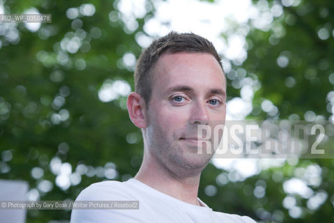 Ragnar Jonasson, the Icelandic crime writer, at the Edinburgh International Book Festival 2015. Edinburgh, Scotland. 20th August 2015 ..©Photograph by Gary Doak/Writer Pictures/Rosebud2