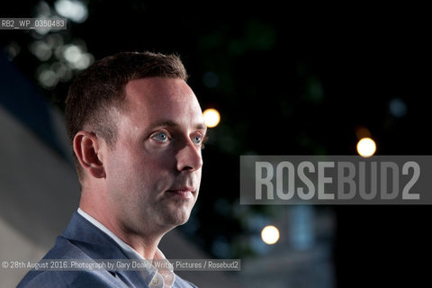 Ragnar Jonasson, the Icelandic crime writer, at the Edinburgh International Book Festival. Edinburgh, Scotland..©28th August 2016..Photograph by Gary Doak/Writer Pictures/Rosebud2