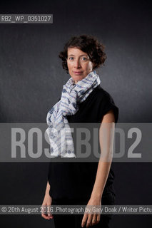 Ayelet Gundar-Goshen, the Israeli author, at the Edinburgh International Book Festival. Edinburgh, Scotland..©20th August 2016..Photograph by Gary Doak/Writer Pictures/Rosebud2