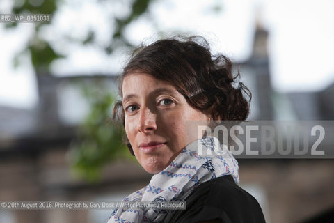 Ayelet Gundar-Goshen, the Israeli author, at the Edinburgh International Book Festival. Edinburgh, Scotland..©20th August 2016..Photograph by Gary Doak/Writer Pictures/Rosebud2