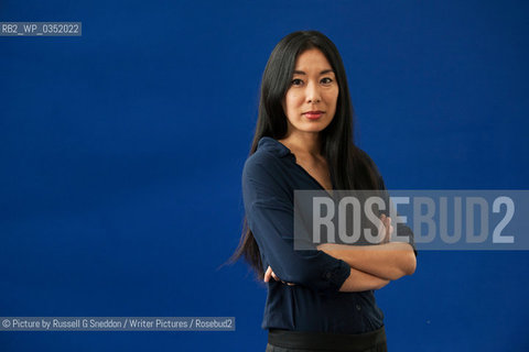 Katie Kitamura at the Edinburgh International Book Festival 2013. 15th August 2013..©Picture by Russell G Sneddon/Writer Pictures/Rosebud2