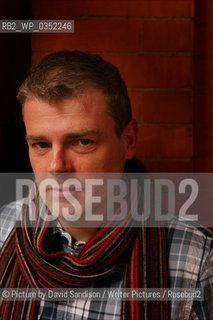 Mark Haddon, writer, at the Jerwood Space for rehersals of his play Polar Bears. Taken 23rd March 2010..©Picture by David Sandison/Writer Pictures/Rosebud2