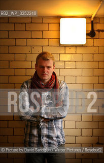 Mark Haddon, writer, at the Jerwood Space for rehersals of his play Polar Bears. Taken 23rd March 2010..©Picture by David Sandison/Writer Pictures/Rosebud2