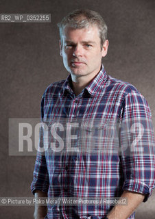 Mark Haddon at the Edinburgh International Book Festival 2012 in Charlotte Square Gardens. Taken 23rd August 2012..©Picture by Pako Mera/Writer Pictures/Rosebud2