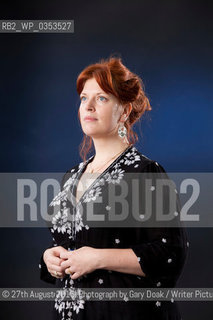 Sarah Perry, the English author, academic, and journalist, at the Edinburgh International Book Festival. Edinburgh, Scotland..©27th August 2016..Photograph by Gary Doak/Writer Pictures/Rosebud2