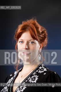 Sarah Perry, the English author, academic, and journalist, at the Edinburgh International Book Festival. Edinburgh, Scotland..©27th August 2016..Photograph by Gary Doak/Writer Pictures/Rosebud2