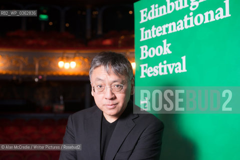 Kazuo Ishiguro speaks at an Edinburgh International Book Festival event at the Lyceum Theatre, Edinburgh on the 5th March 2015..Picture by ©Alan McCredie/Writer Pictures/Rosebud2