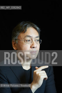 Kazuo Ishiguro, novelist
 ©Writer Pictures/Rosebud2