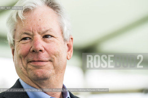 Richard H. Thaler. American economist and the Ralph and Dorothy Keller Distinguished Service Professor of Behavioral Science and Economics at the University of Chicago Booth School of Business...The Hay Festival of Literature and the Arts, May 302016..Picture by ©Keith Morris/Writer Pictures/Rosebud2