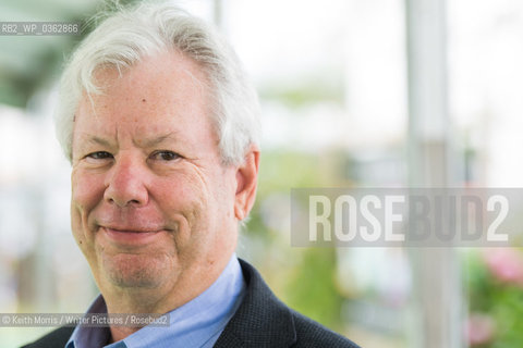 Richard H. Thaler. American economist and the Ralph and Dorothy Keller Distinguished Service Professor of Behavioral Science and Economics at the University of Chicago Booth School of Business. The Hay Festival of Literature and the Arts, May 302016..Picture by ©Keith Morris/Writer Pictures/Rosebud2