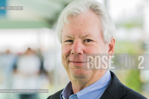 Richard H. Thaler. American economist and the Ralph and Dorothy Keller Distinguished Service Professor of Behavioral Science and Economics at the University of Chicago Booth School of Business. The Hay Festival of Literature and the Arts, May 302016..Picture by ©Keith Morris/Writer Pictures/Rosebud2