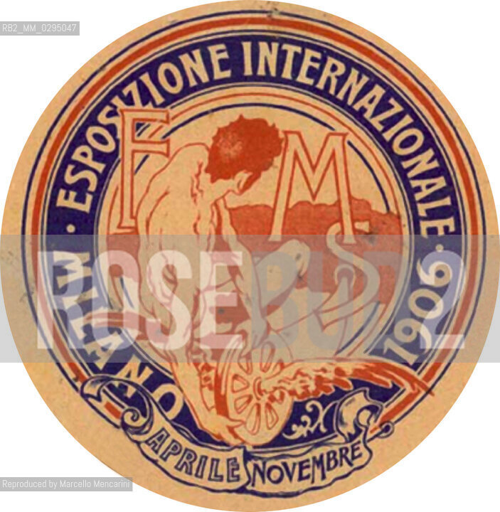 Expo History, Milan 1906. Logo of the exposition by Adolf Hohenstein / Storia dellExpo, Milano 1906. Logo dellesposizione di Adolf Hohenstein - Reproduced by Marcello Mencarini
/Rosebud2