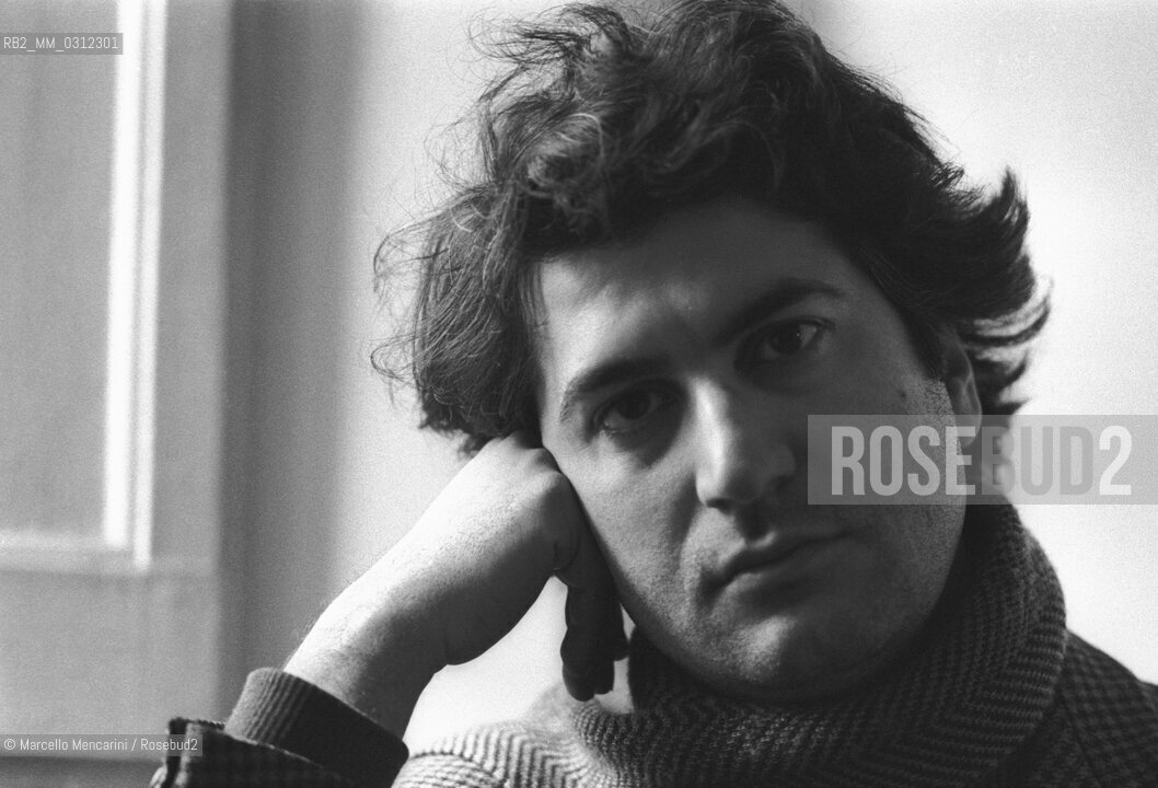 Rome, 1980. Italian poet Dario Bellezza / Roma, 1980. Il poeta Dario Bellezza - ©Marcello Mencarini/Rosebud2