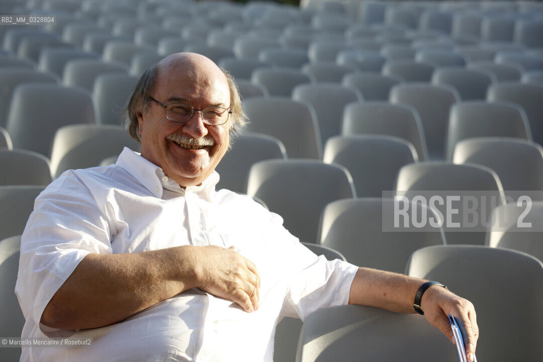 Festival of Literatures, Rome, June 16, 2011. Chilean writer Antonio Skarmeta / Festival Letterature, Roma, 16 giugno 2011. lo scrittore Antonio Skarmeta - ©Marcello Mencarini/Rosebud2