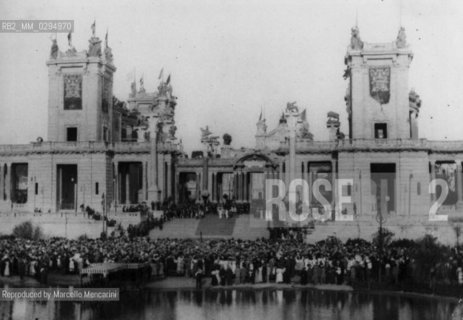 Rome, April 21, 1911. Opening of the Ethnografic Exposition at the Forum of the Regions / Roma, 21 aprile 1911. Inaugurazione dellEsposizione Etnografica al Foro delle Regioni  - Reproduced by Marcello Mencarini
/Rosebud2