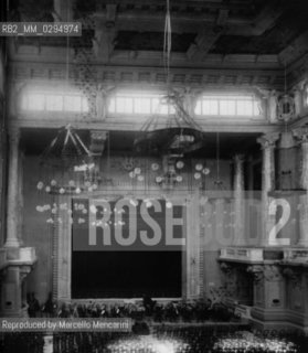 Rome, 1911. Ethnographic Exposition. The Pavilion of the Feasts, interior of the theater / Roma, 1911. Esposizione etnografica. Il padiglione delle feste, interno del teatro - Reproduced by Marcello Mencarini
/Rosebud2