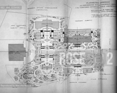 General plan of the International Exhibition of Art in Rome (1911) / Planimetria generale della Esposizione internazionale darte di Roma (1911) - Reproduced by Marcello Mencarini
/Rosebud2