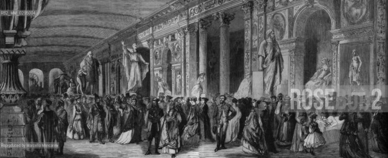 Expo History, Paris 1867. Opening of the Italian gallery / Storia dellExpo, Parigi 1867. Inaugurazione della galleria italiana - Reproduced by Marcello Mencarini
/Rosebud2