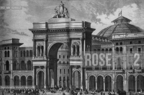Expo History, Vienna 1873. Model on a 1:20 scale of the Vittorio Emanuele II Gallery in Milan / Storia dellExpo,  Vienna 1873. Modello 1:20 della Galleria Vittorio Emanuele II di Milano  - Reproduced by Marcello Mencarini
/Rosebud2