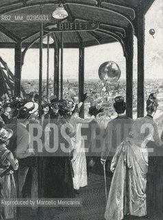 Expo History, Paris 1889. The Eiffel Tower balloons  / Storia dellExpo,  Parigi 1889. I palloncini della Tour Eiffell - Reproduced by Marcello Mencarini
/Rosebud2