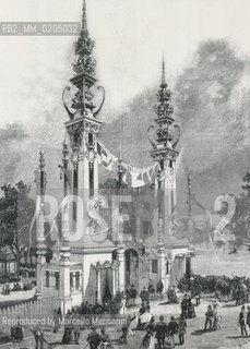Expo History, Paris 1889. Exposition entry from the Quai dOrsay / Storia dellExpo, Parigi 1889. Ingresso dellesposizione dal Quai dOrsay - Reproduced by Marcello Mencarini
/Rosebud2