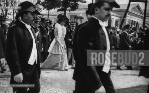 Expo History, Milan 1906. Sovereigns of Italy Victor Emmanuel III and Helen of Savoy visiting the expositions / Storia dellExpo, Milano 1906. I sovrani dItalia Vittorio Emanuele III e Elena di Savoia visitano lesposizione - Reproduced by Marcello Mencarini
/Rosebud2