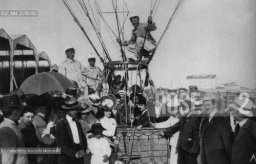 Expo History, Milan 1906. Hot-hair balloon / Storia dellExpo, Milano 1906.   Mongolfiera - Reproduced by Marcello Mencarini
/Rosebud2